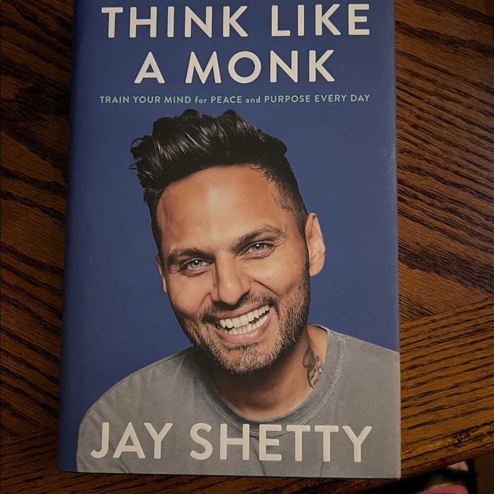 NWT-Think Like a Monk by Jay Shetty (Hardback)